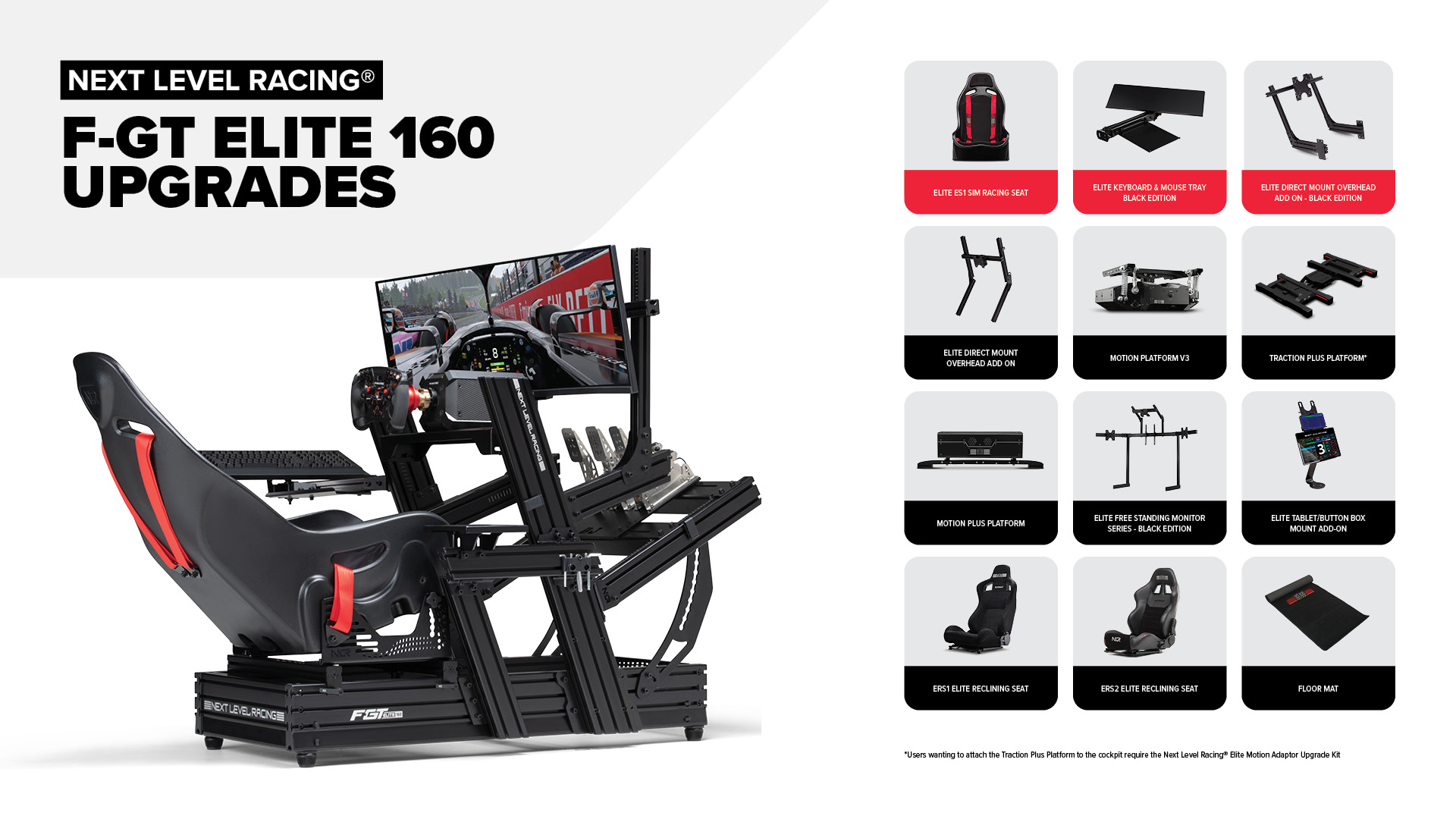 Next Level Racing F-GTElite 160 - Wheel Plate Edition - Image 8